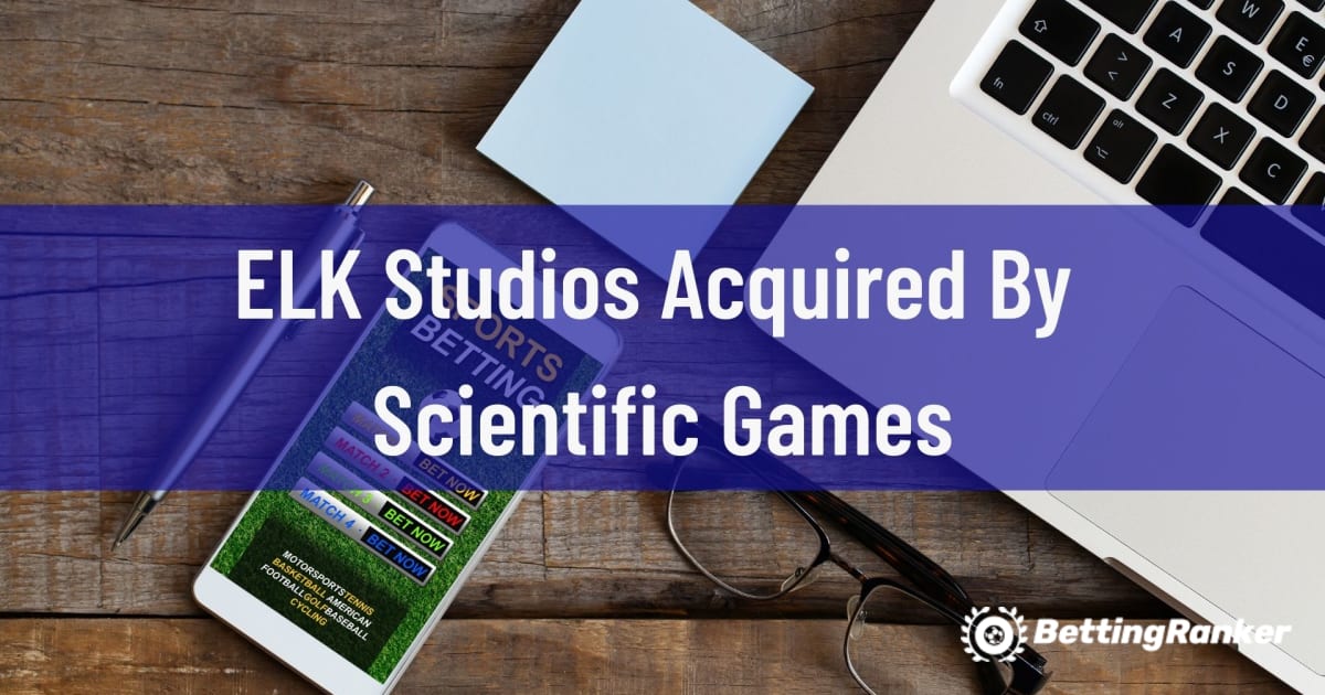 ELK اسٹوڈیوز سائنٹیفک گیمز کے ذریعے حاصل کیا گیا۔
